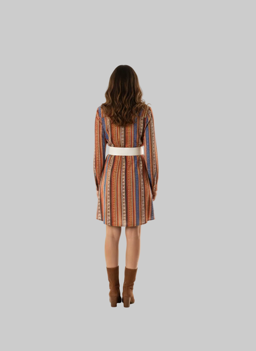 Boho luxe shirt dress