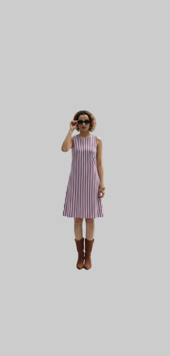 Riviera Stripe Dress