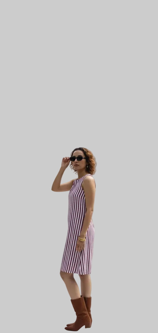 Riviera Stripe Dress