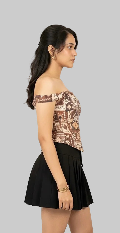 Vintages hues corset