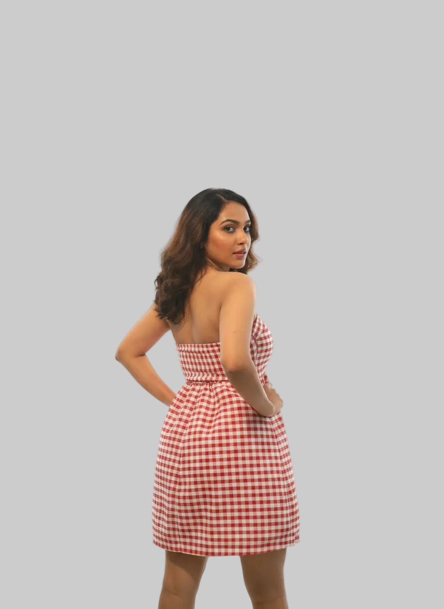 Gingham dress